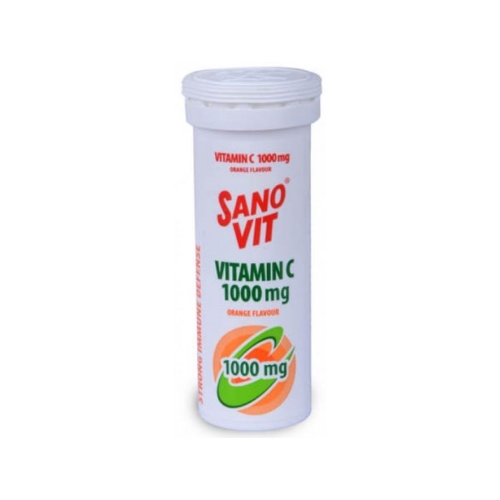 Sano Vit Vitamin C 1000 mg Effervescent Tablets 