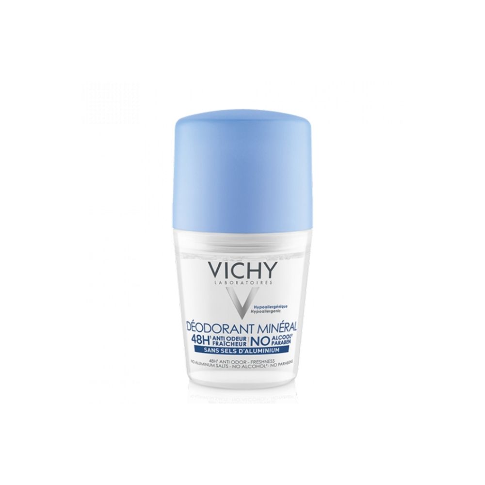 Vichy Deodorant Roll-On 48H Mineral - Blue 