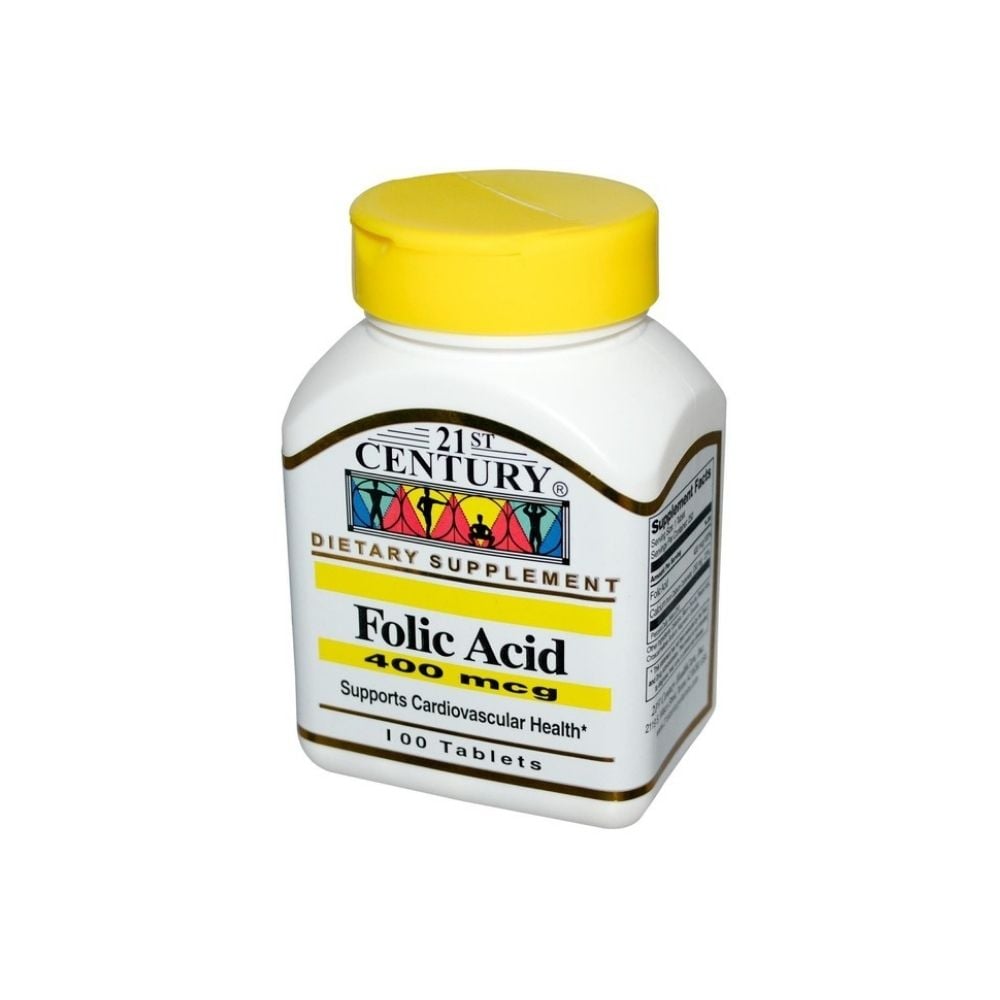 21st Century Folic Acid 400mcg 