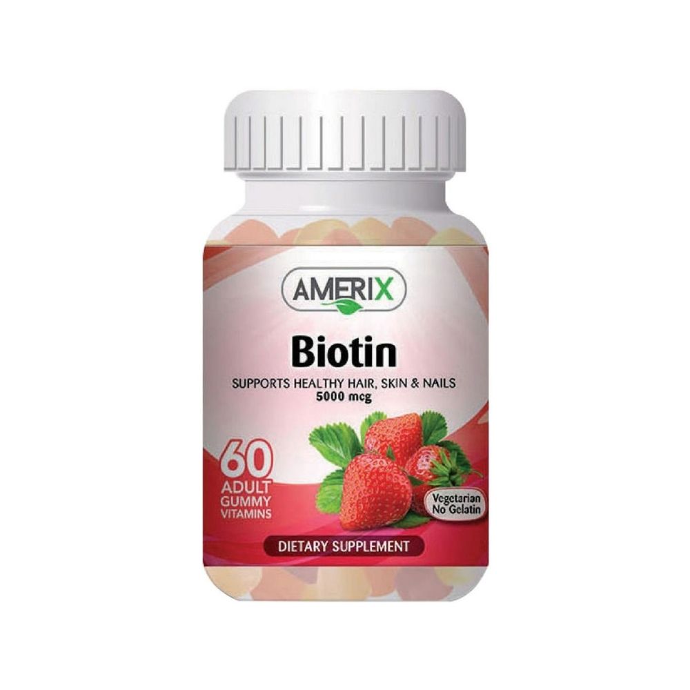 Amerix Biotin Adult Gummies 500mg 