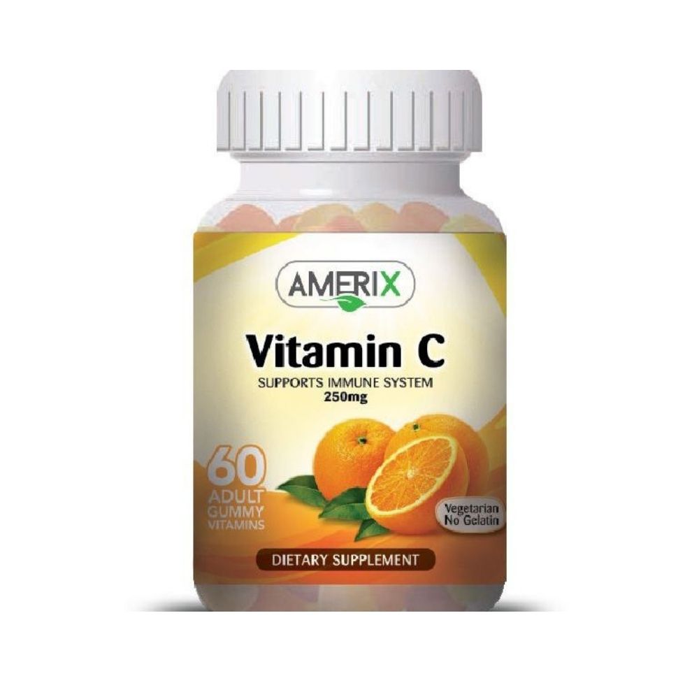 Amerix Vitamin-C Orange Gummies 250mg 