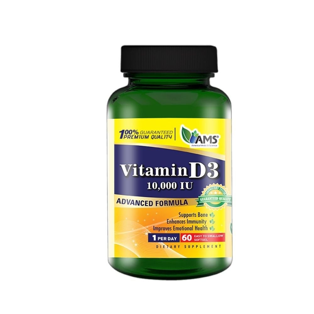 AMS Vitamin D3 10000 IU 
