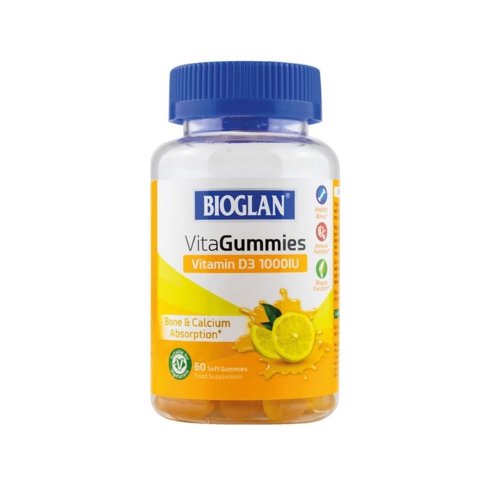 Bioglan Vitamin D3 1000 IU Gummies 