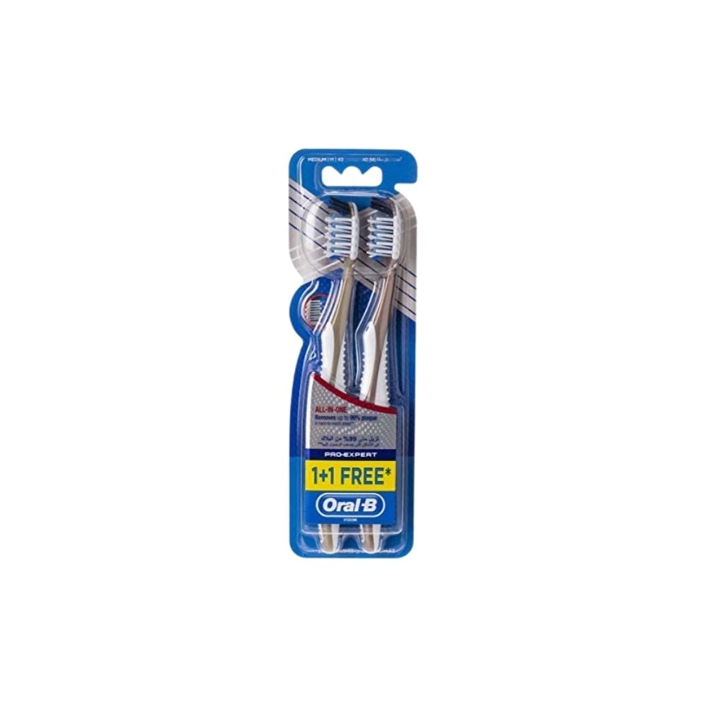 Oral-B Pro-Expert All-In-One Medium Toothbrush 1+1 