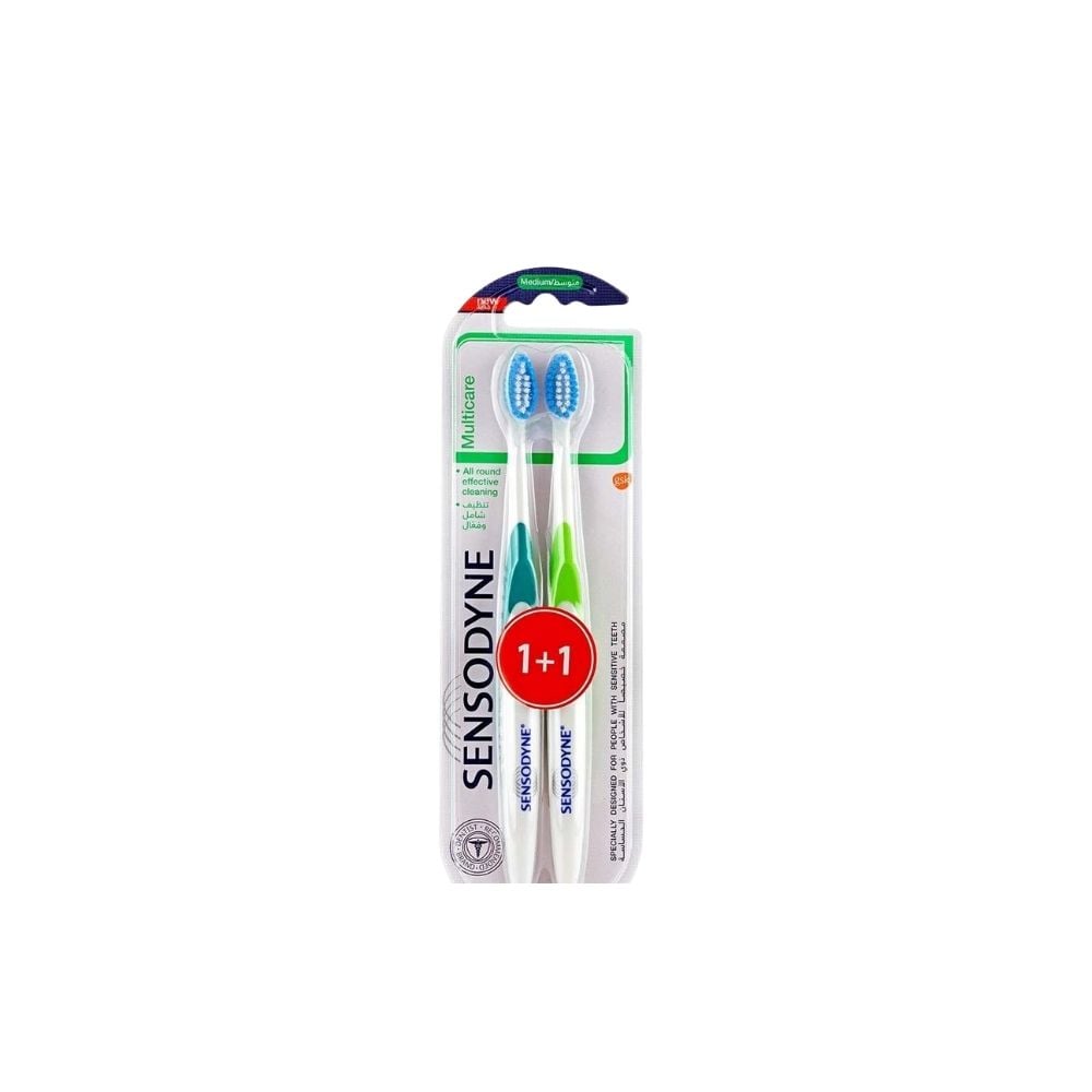 Sensodyne Multi Care Medium Toothbrush 1+1 