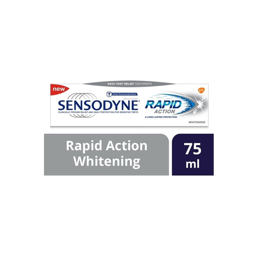 Sensodyne Rapid Action Whitening Toothpaste 