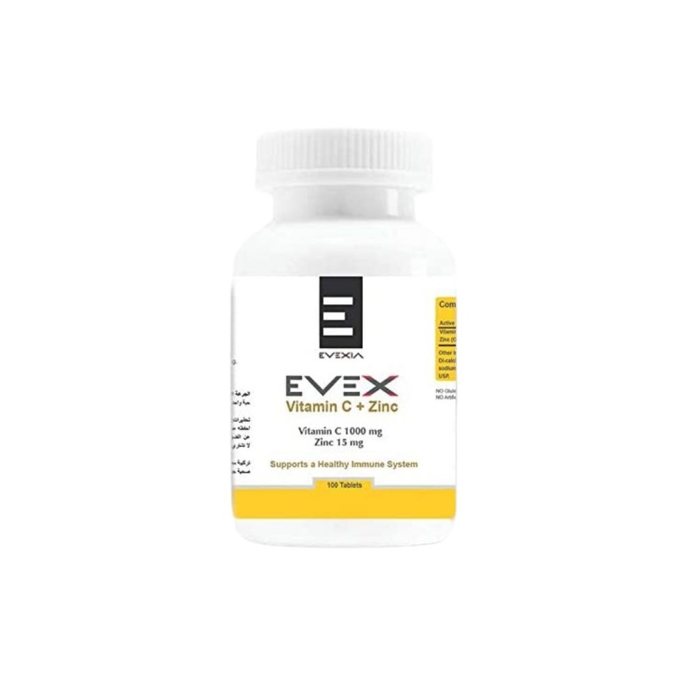 Evex Vitamin C 1000mg+ Zinc 15mg 