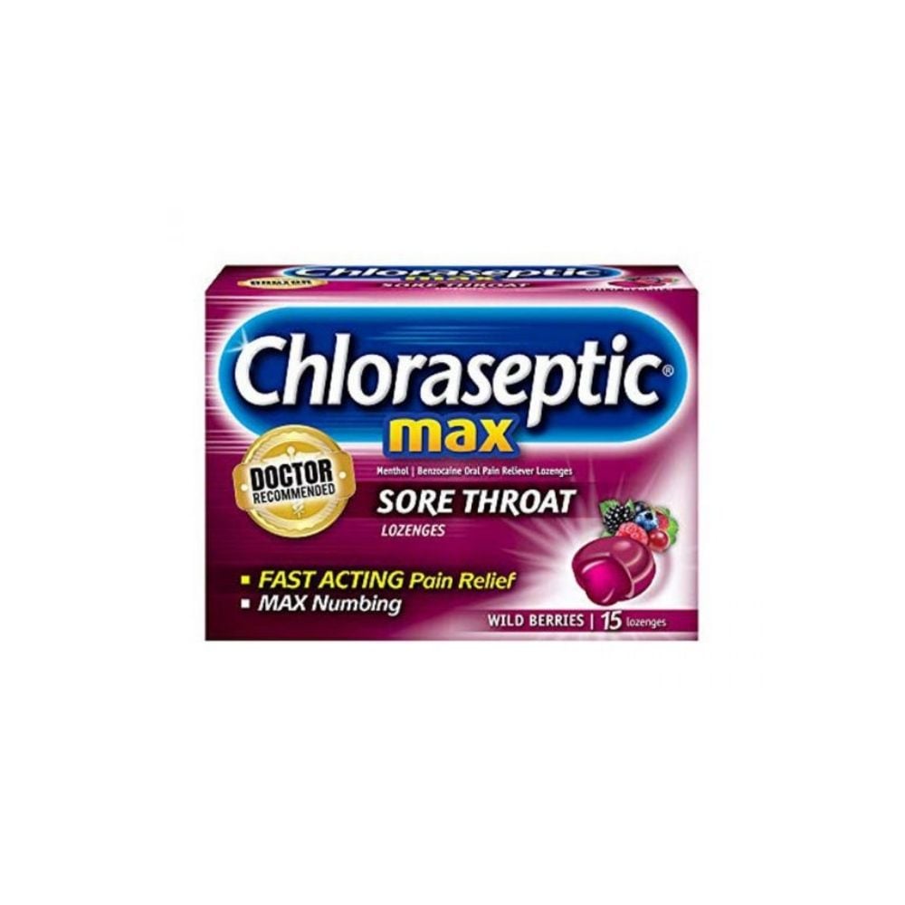 Chloraseptic Max Wild Berries 