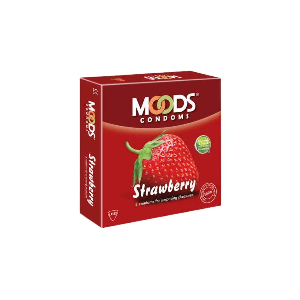 Moods Strawberry Condoms 