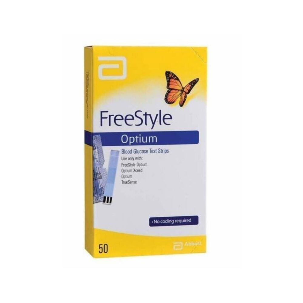 Freestyle Optium Glucose Strips 