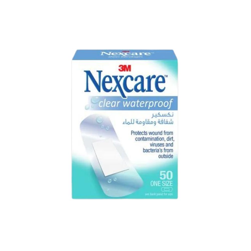 Nexcare CWP-20 Clear Waterproof Bandages 