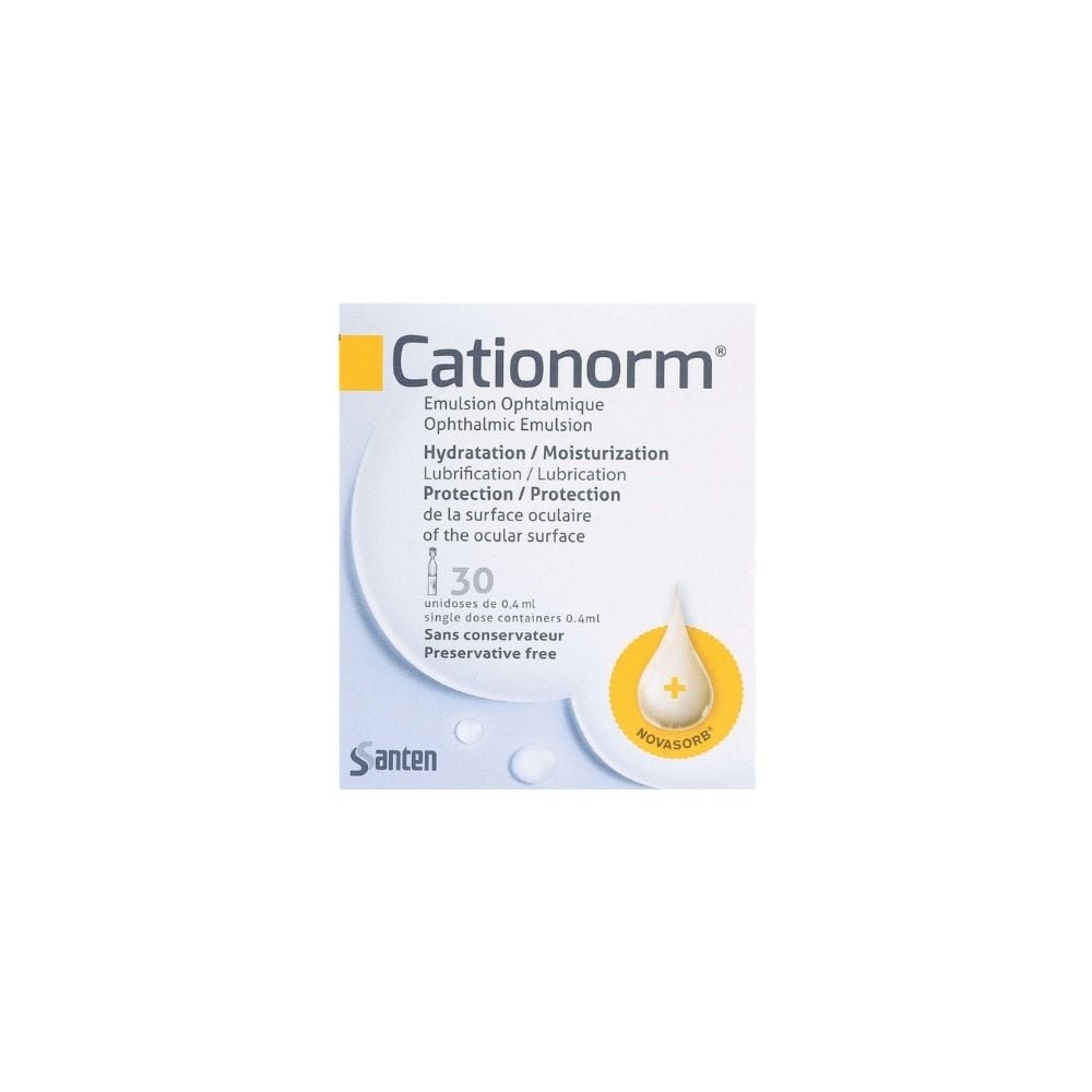 Cationorm Ophthalmic Emulsion Eye Drops 2mg/0.4ml 