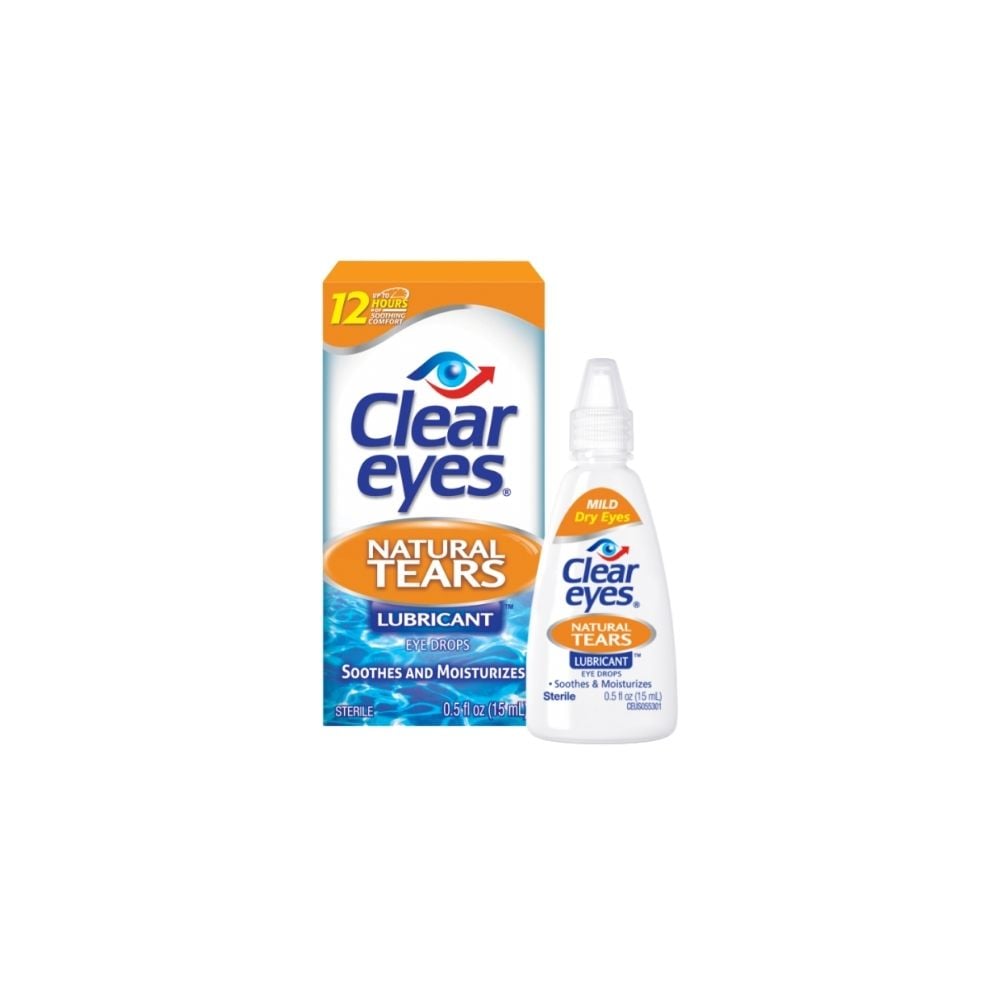Clear Eyes Natural Tears Eye Drops 0.6%/ml 
