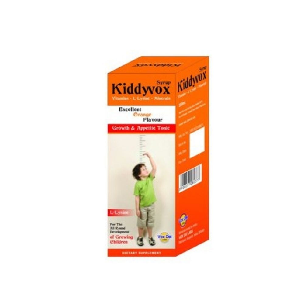 Kiddyvox Growth & Appetite Tonic Syrup - Orange 