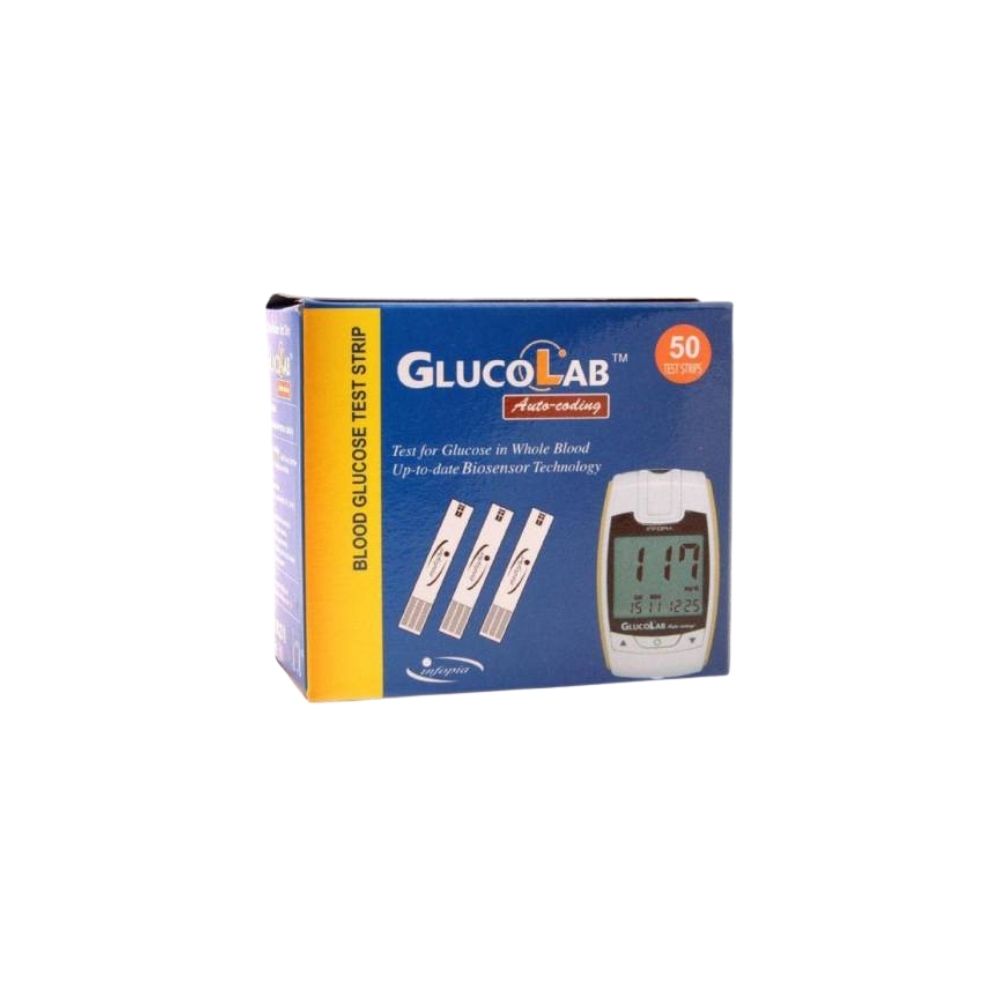 Gluco Lab Blood Glucose Test Strips 