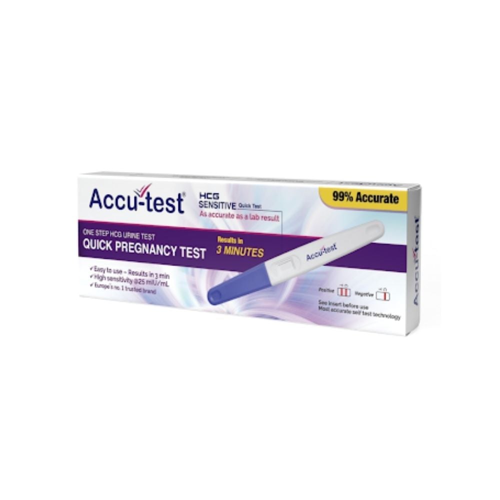 Accu-Test Quick HCG Pregnancy Test 