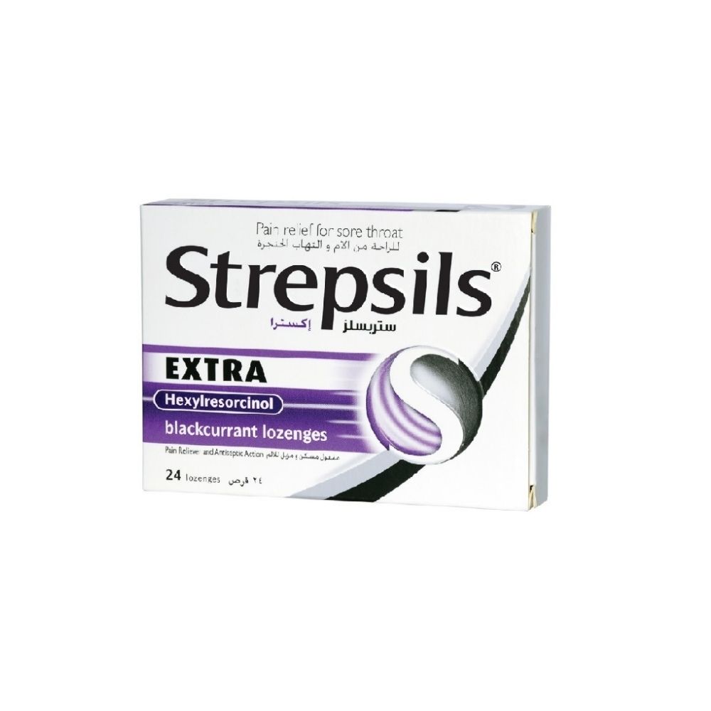Strepsils - Extra Blackcurrant 
