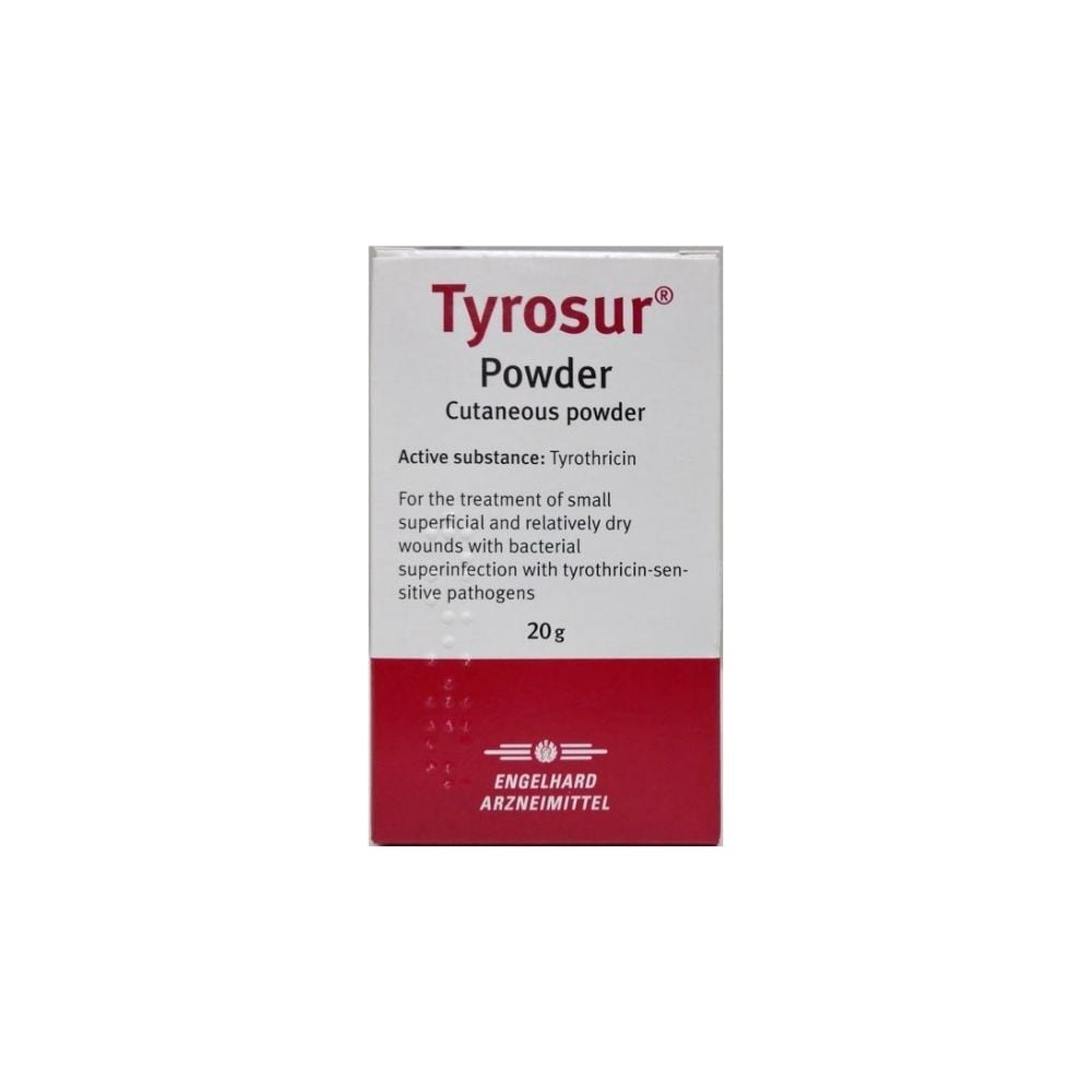 Tyrosur 0.1% Topical Powder 