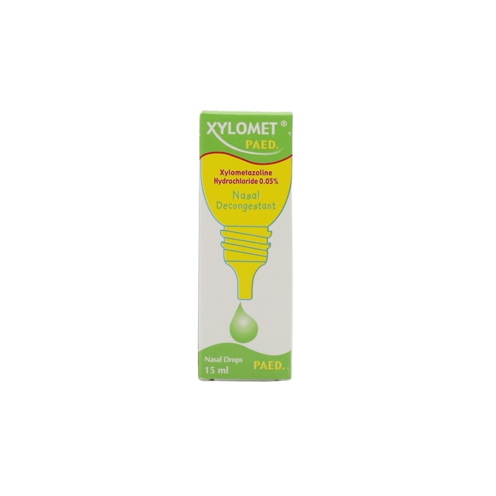 Xylomet Paed. 0.05% Nasal Drops 