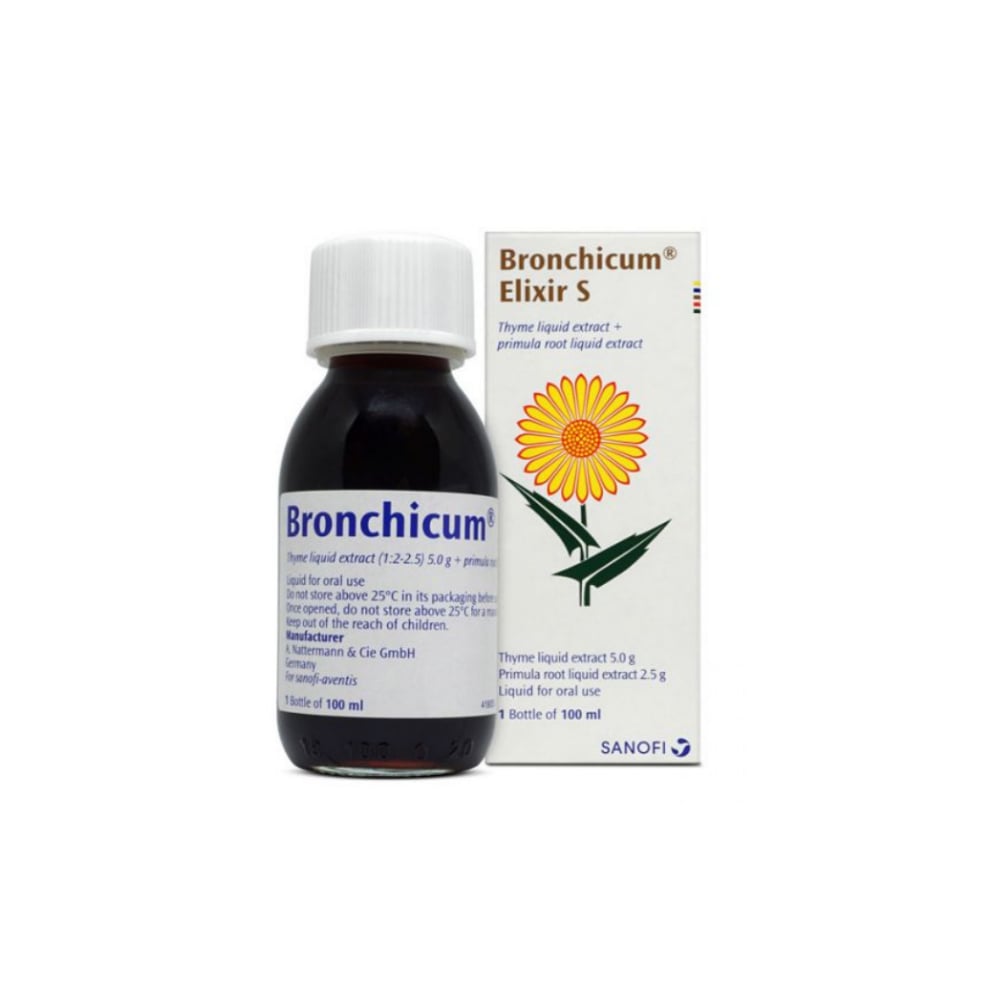 Bronchicum Elixir S Syrup 50mg/ml 