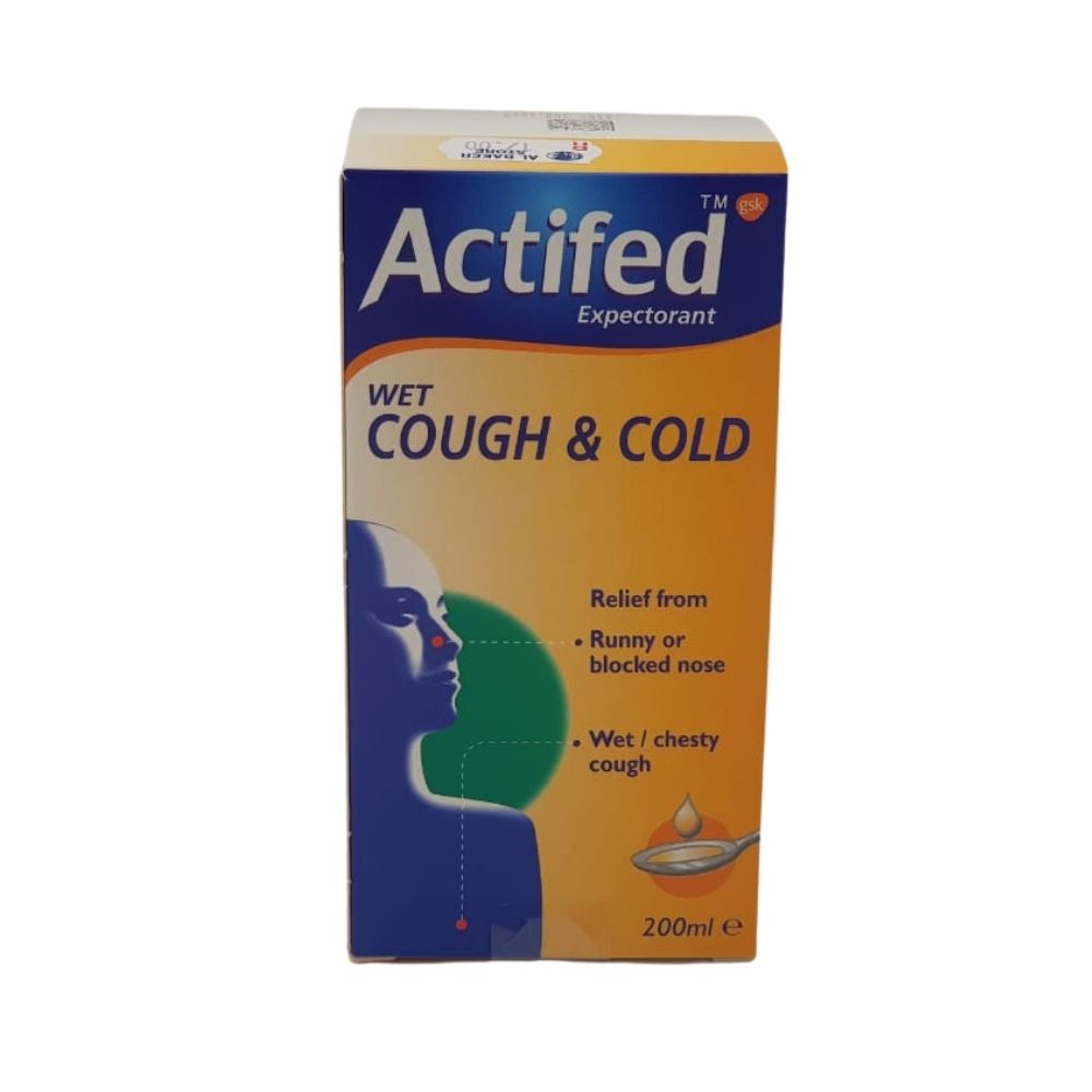 Actifed Expectorant Syrup 100mg/5ml 