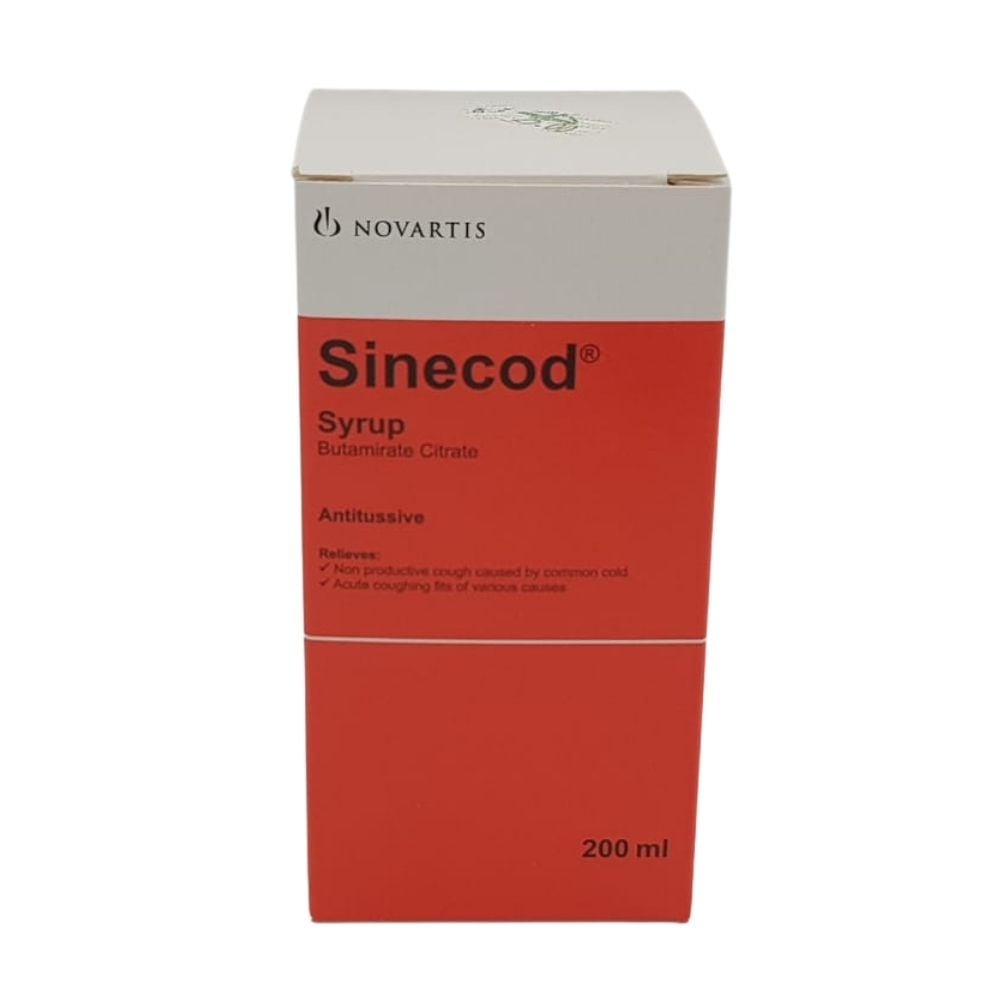 Sinecod 0.15% W/V Syrup 