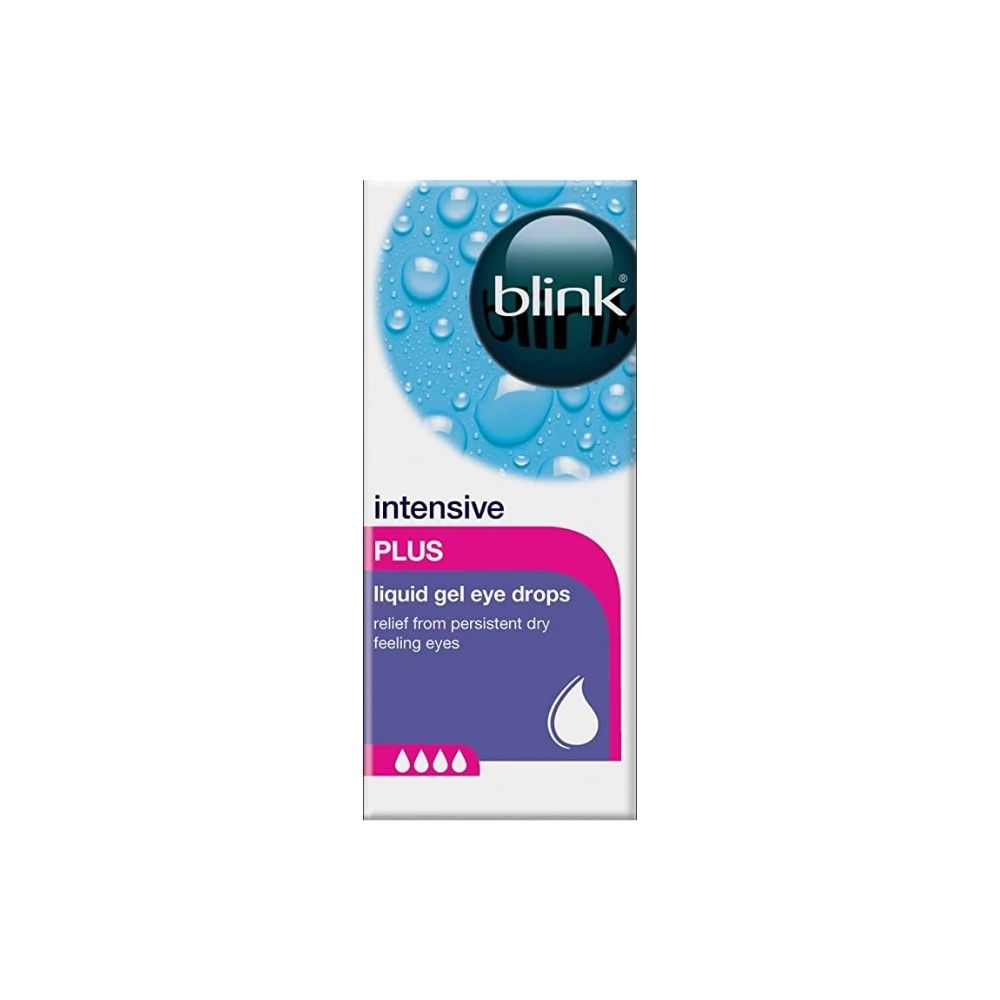 Blink Intensive Plus Liquid Gel Eye Drops 4mg/ml 