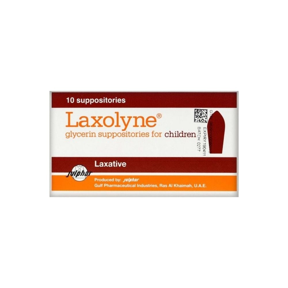 Laxolyne Rectal Suppositories For Children 900mg 