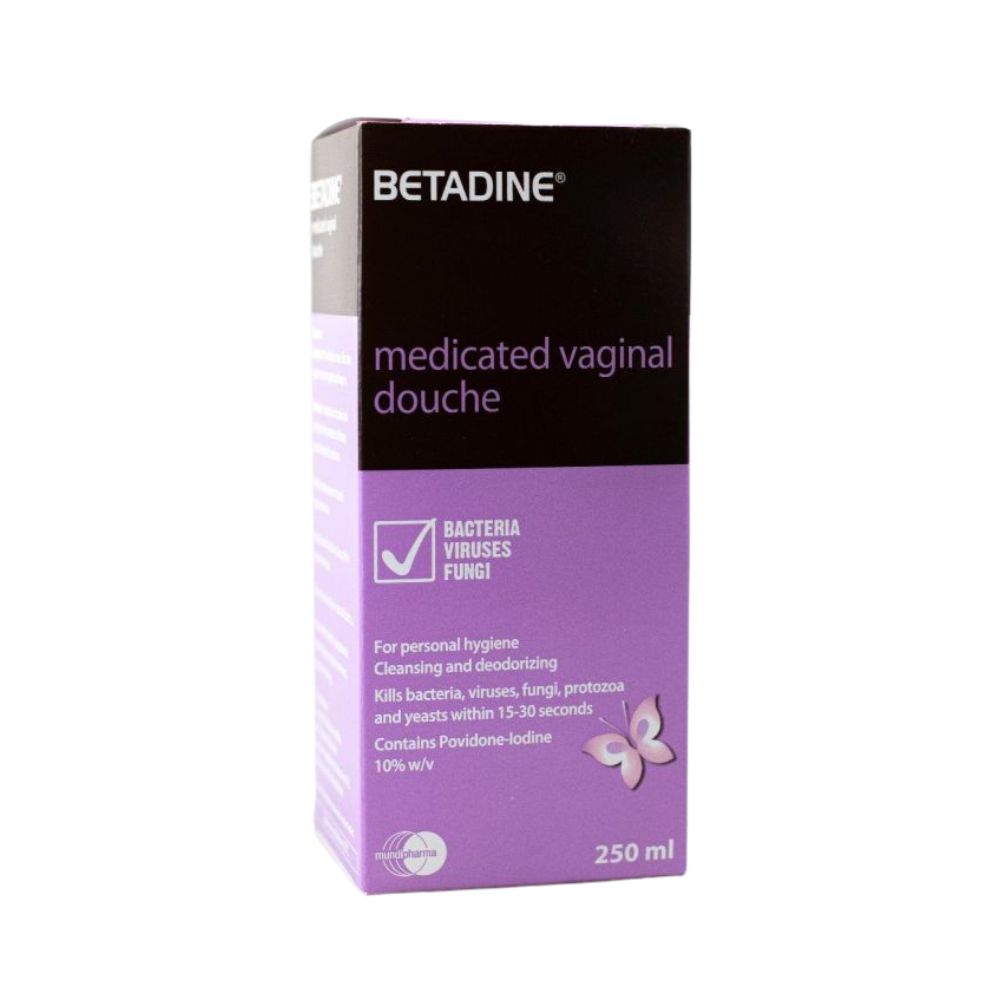 Betadine Medicated Vaginal Douche Solution 