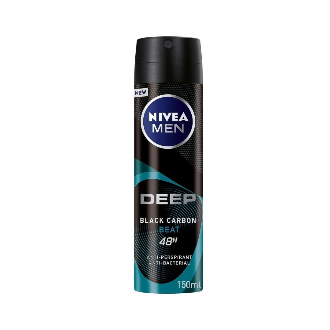 Nivea Men Deep Black Carbon Beat Antiperspirant 