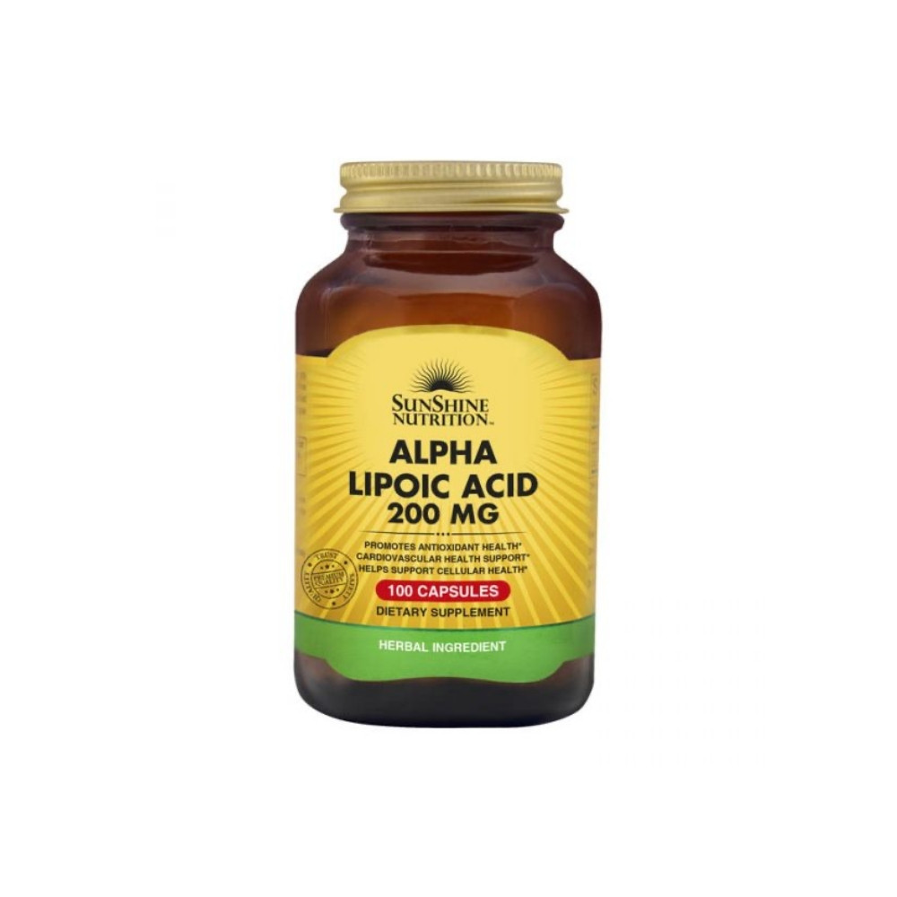 Sunshine Nutrition Alpha Lipoic Acid 200mg 