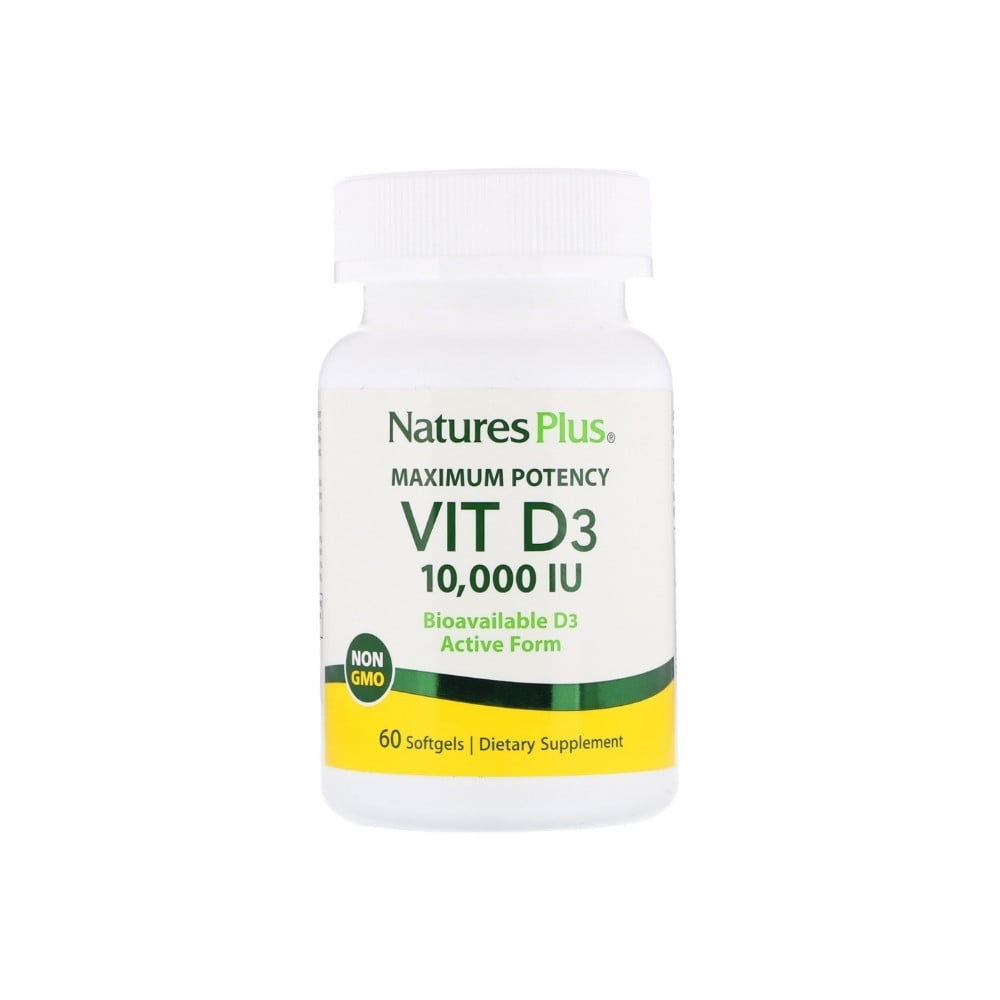 Natures Plus Vitamin D3 10000 IU 