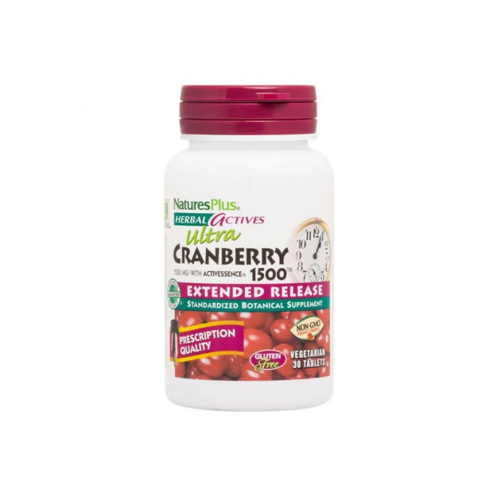 Natures Plus Ultra Cranberry 1500mg Extended Release 