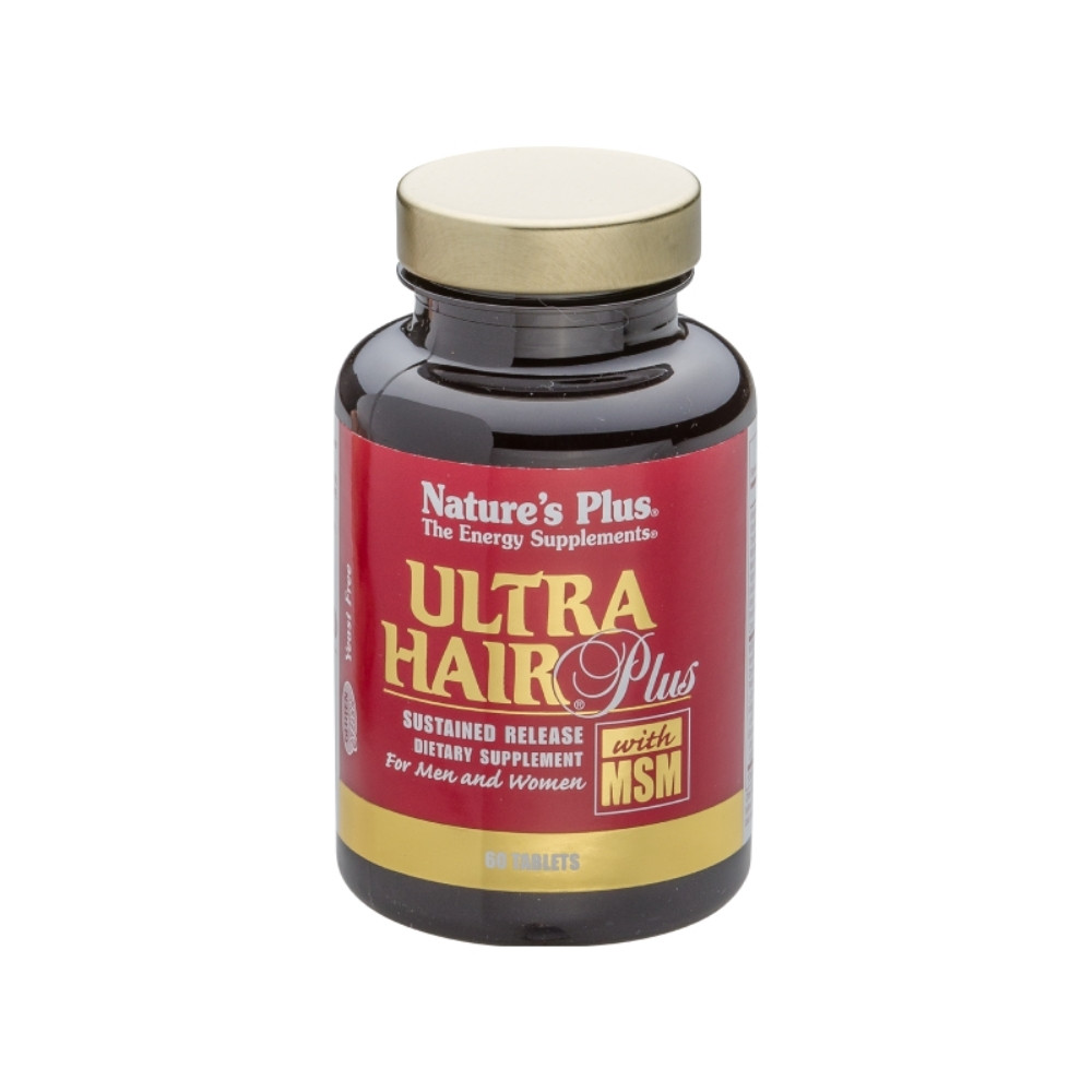 Natures Plus Ultra Hair Plus MSM Sustained Release 