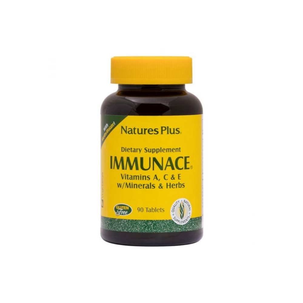 Natures Plus Immunace with Vitamin A, C, E Minerals and Herbs 