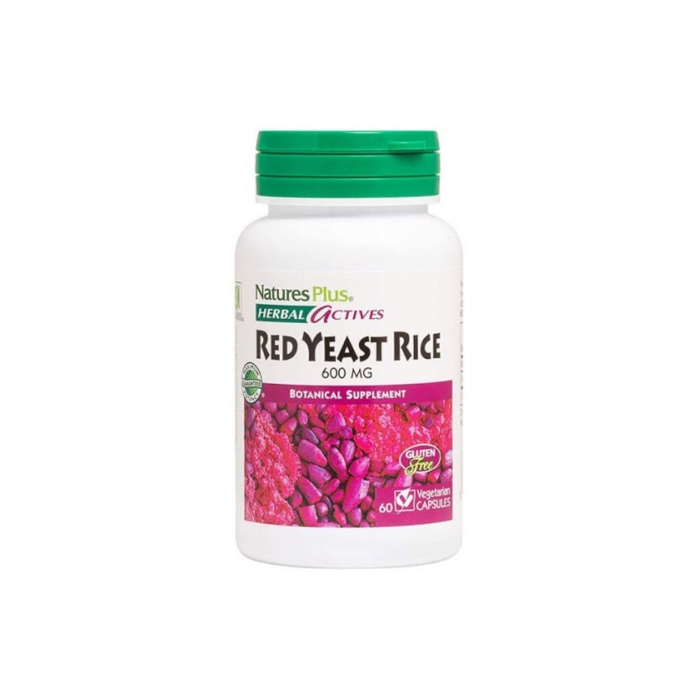 Natures Plus Herbal Actives Red Yeast Rice 600mg 