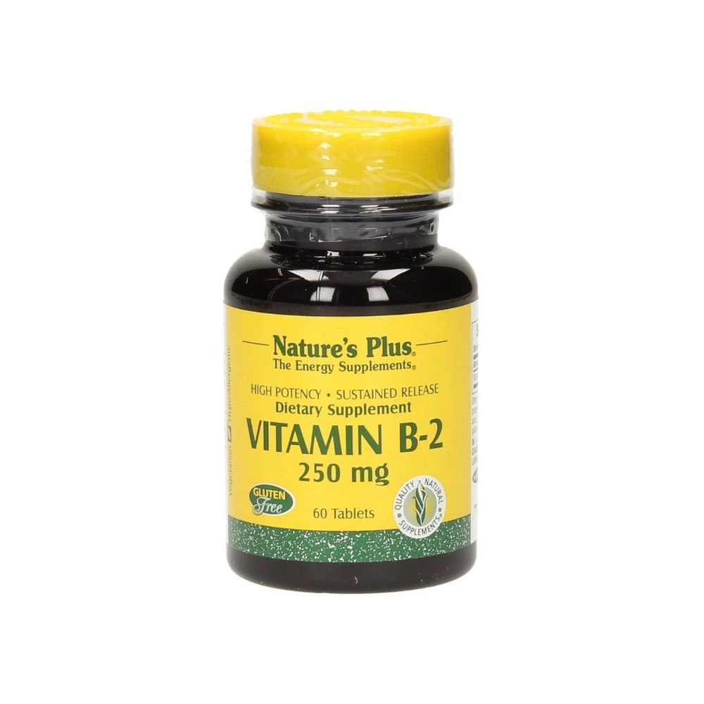 Natures Plus Vitamin B2 250mg Sustained Release 