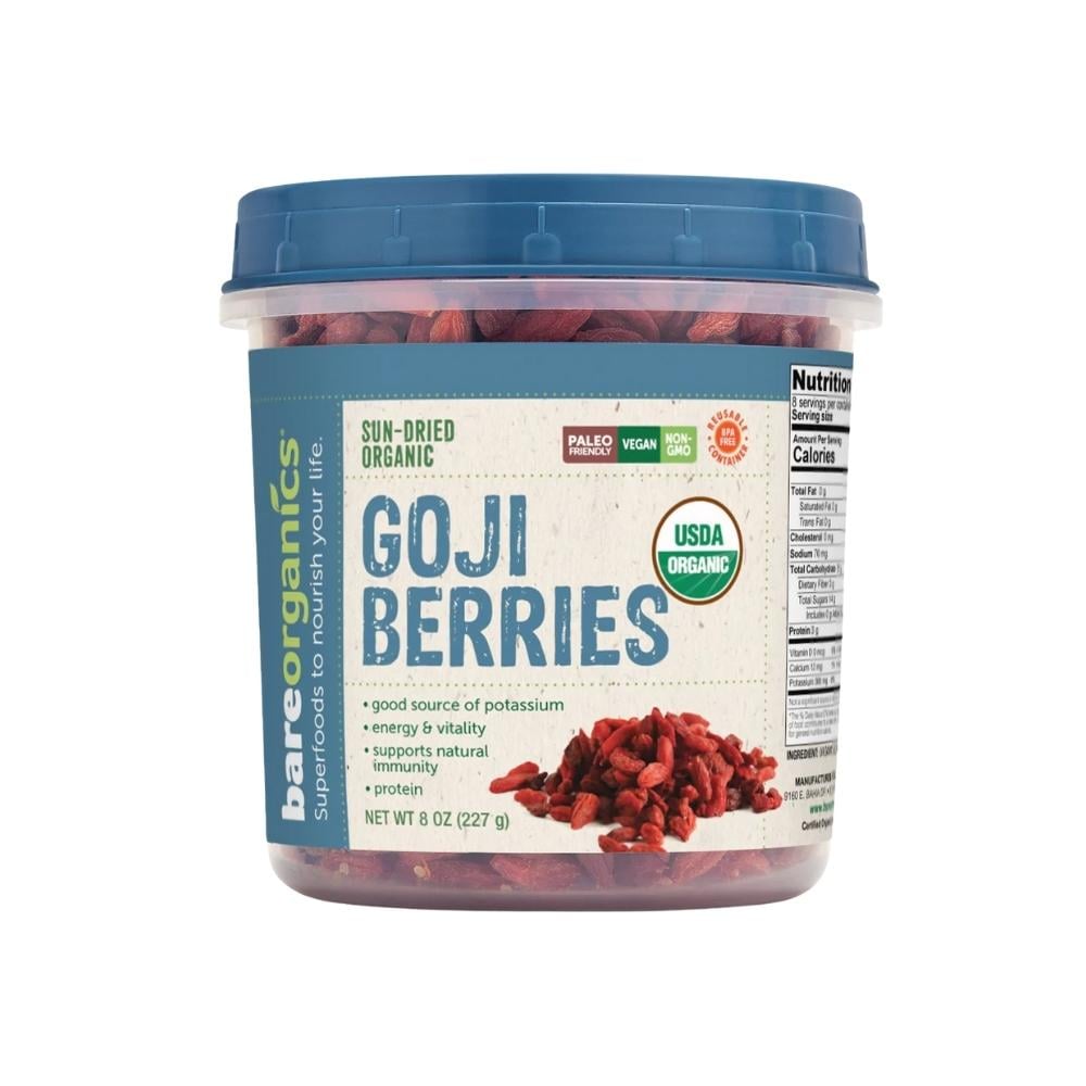 BareOrganics Organic Goji Berries 