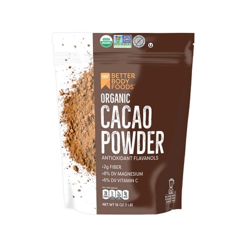 BetterBody Foods Organic Cacao Powder 