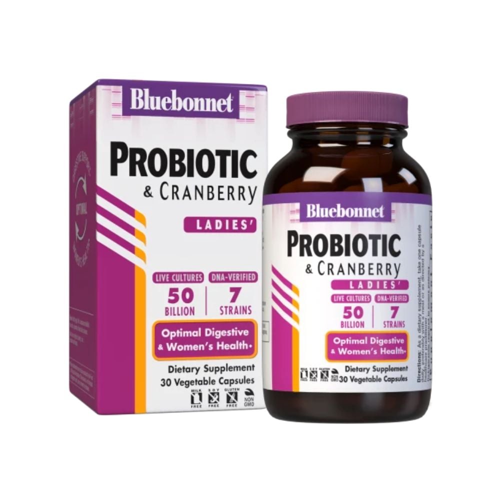 Bluebonnet Probiotic 50 Billion & Cranberry  