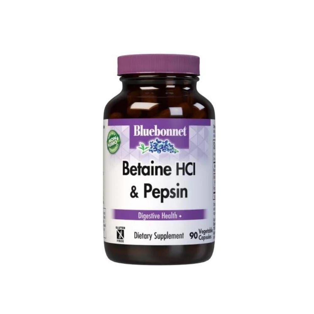 Bluebonnet Betaine HCL & Pepsin Digestive Enzyme 