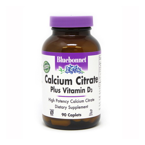 Bluebonnet Calcium Citrate Plus Vitamin D3 