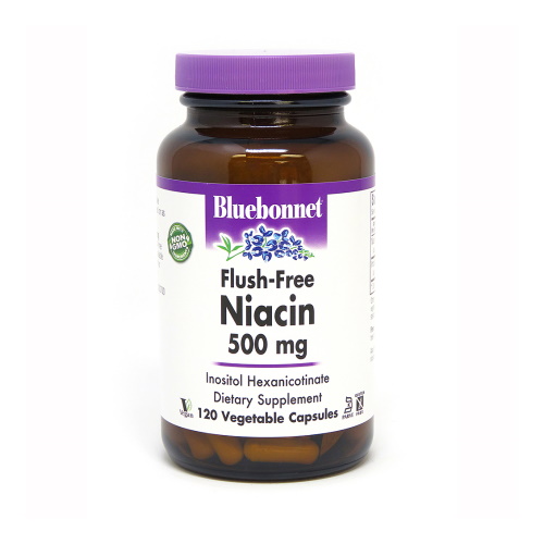 Bluebonnet Niacin Flush-Free 500mg 