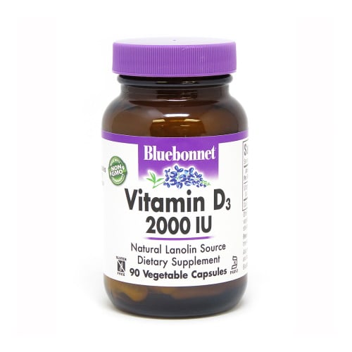 Bluebonnet Vitamin D3 2000 IU 