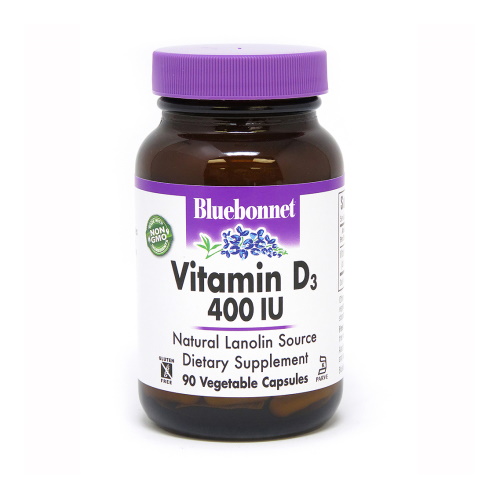 Bluebonnet Vitamin D3 400IU 