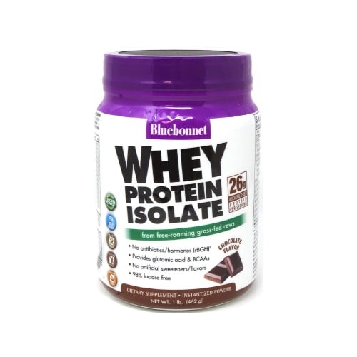 Bluebonnet Whey Protein Isolate Powder - Chocolate 