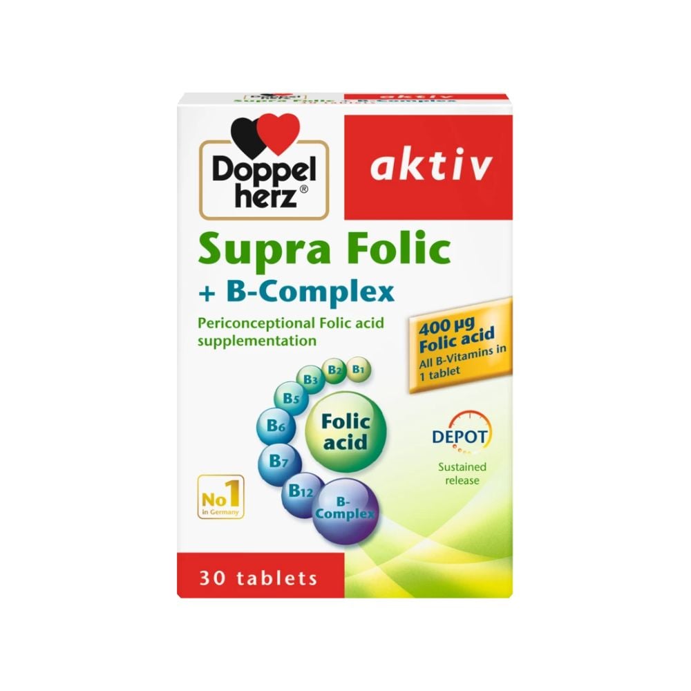 Doppelherz Aktiv Super Folic + B Complex 