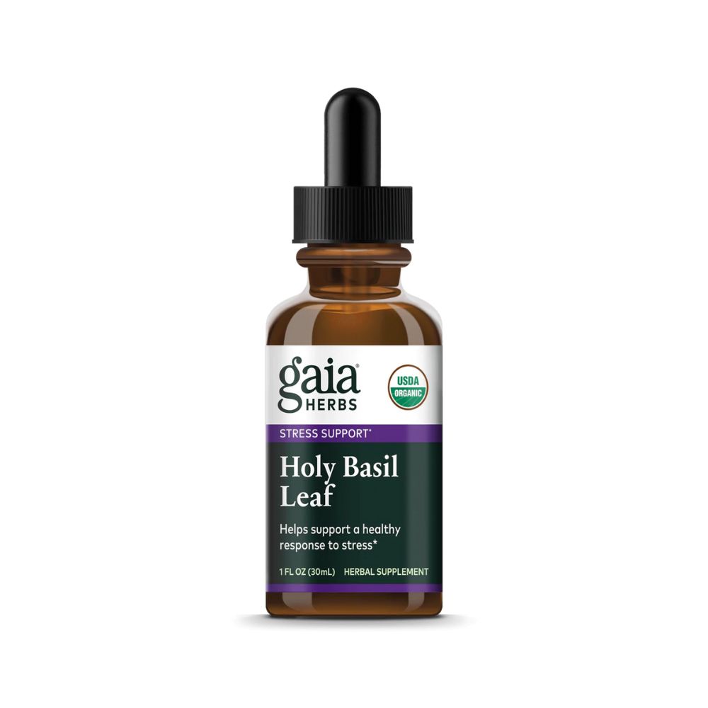 Gaia Herbs Holy Basil Leaf - Certified Organic 