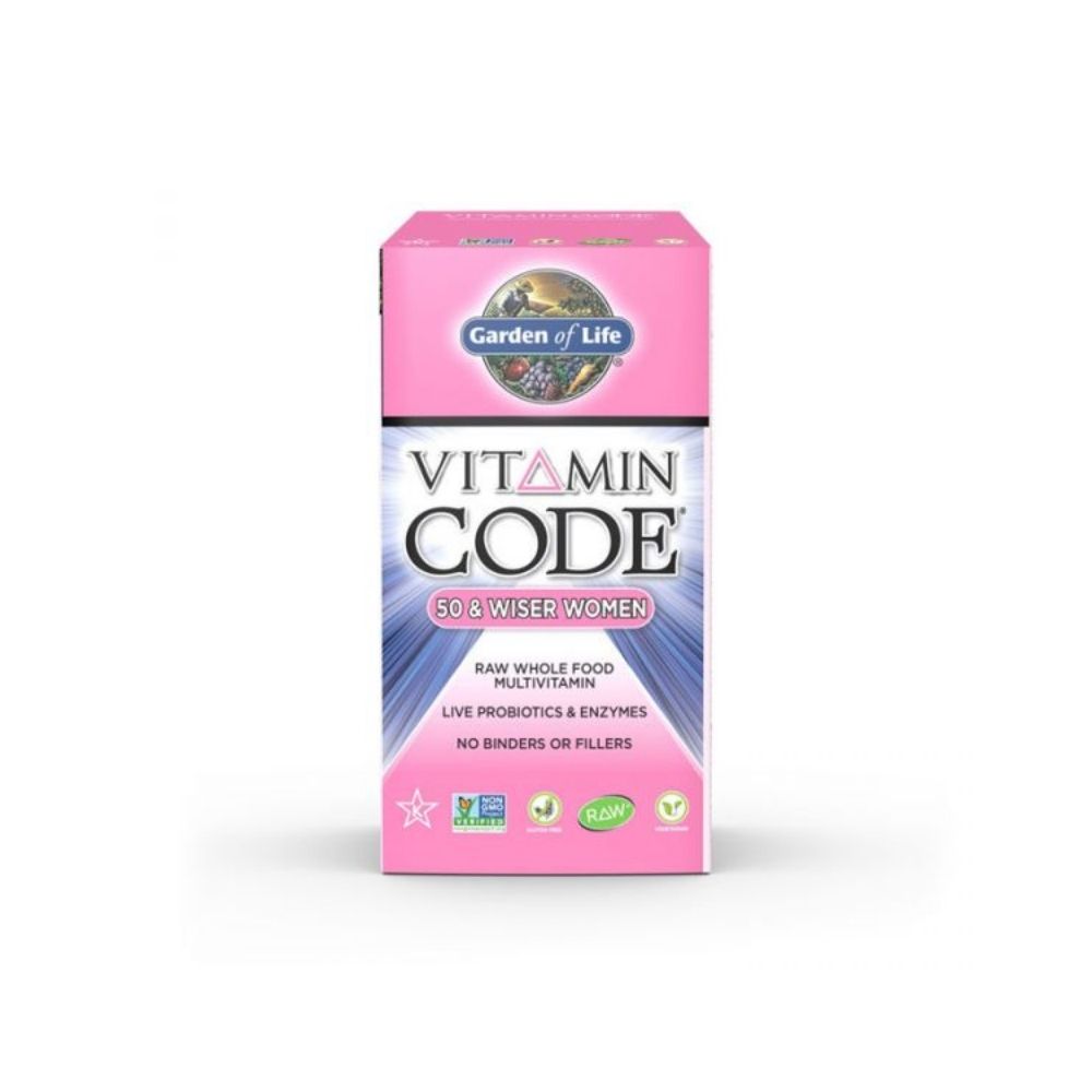 Garden of Life Vitamin Code 50 & Wiser Women 
