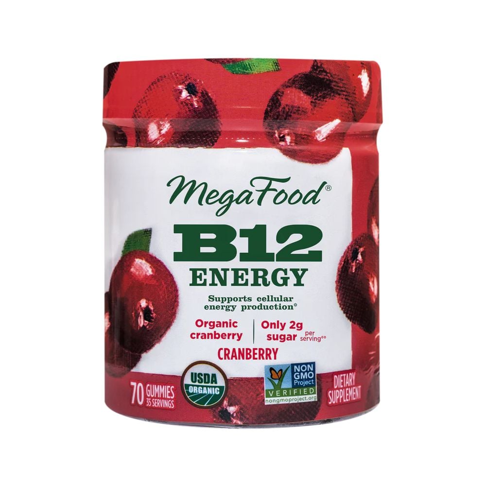 MegaFood B12 Energy Gummies (Cranberry)  